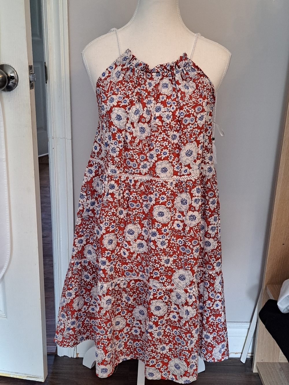 Seersucker Cotton Sundress.